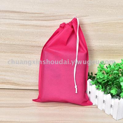 New non-woven fabric bundle pocket spot wholesale drawstring bundle pocket custom drawstring string bag can be printed
