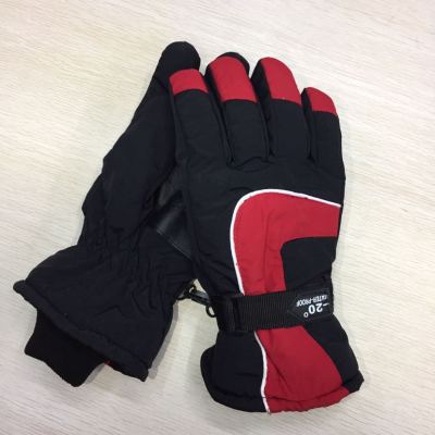 Glove men and women winter thickened wind-proof waterproof cold-proof cotton motorcycle biker skier