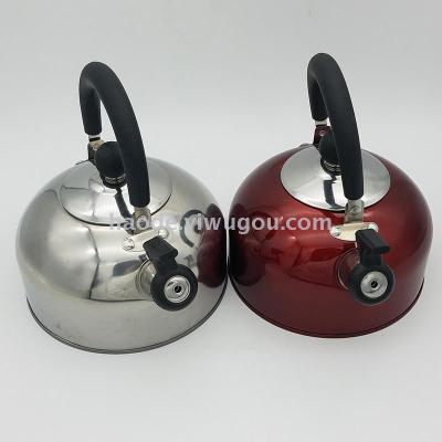 Stainless steel with magnetic kettle 3 - litre flat bottom kettle thickened kettle colorful kettle export hemisphere kettle