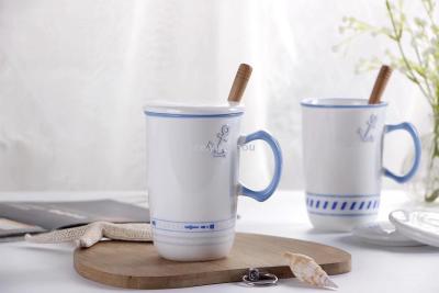 sailing ceramics mug  cup 