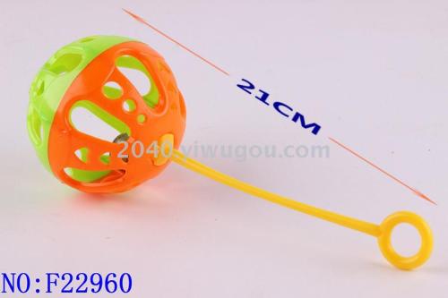 newborn toys baby hand rattle boys and girls educational toys soft handle ball rattle f22960