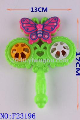 Baby toy baby girl's hand rang bell boy toy butterfly ring F23196
