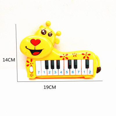 Children's new toy bagged children plastic plum deer 10 key electronic piano toys