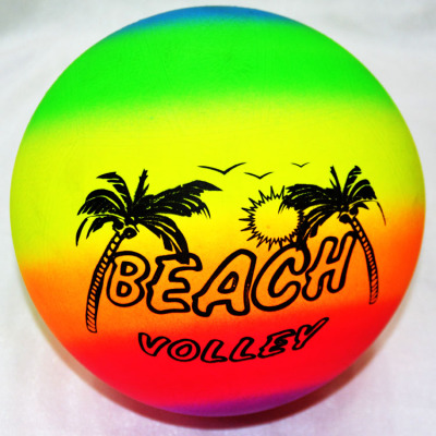 9 Inch full printing rainbow volley ball 