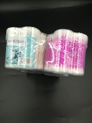 Boxed Cotton Swabs Makeup and Remover Cotton Swabs Color Plastic Rods 6 Bottles Cotton Swabs