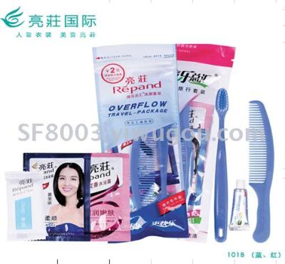 Luxury - star hotel disposable consumables set bright zhuang washes the toiletries box
