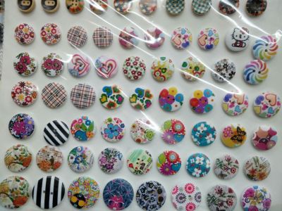 Various specifications of wood buttons variety of manufacturers direct marketing