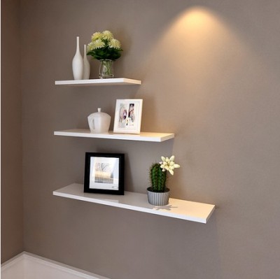 Creative household wood-plastic panel wall furniture rack living room receive decoration rack