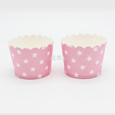 Pink star baking cupcake cupcake topper cupcake cupcake torte