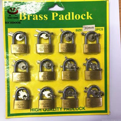 [super lock industry] super padlock 12 small copper suction lock