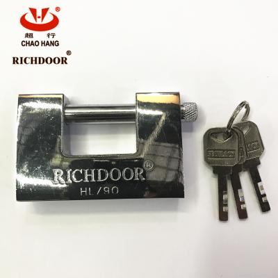 Superlock industry Superlock padlock chrome plated blade rectangular lock giant lock