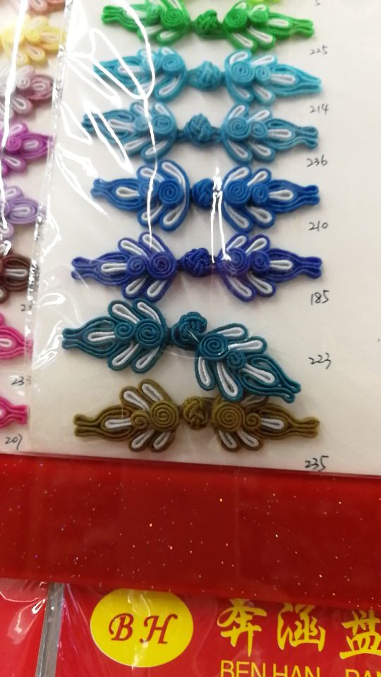 手工盘扣，中国结扣，布扣