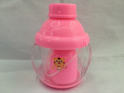 Five - to - long cartoon printing baby water cup with handle children's water cup