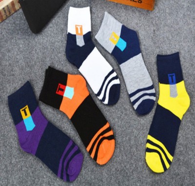 Socks men's autumn/winter t-box sports men's socks against odour and sweat socks