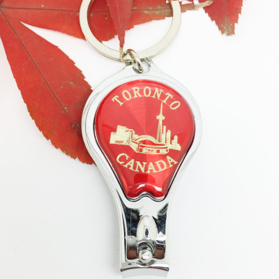 Canada maple leaf key buckle tourist souvenirs Yiwu factory gifts custom