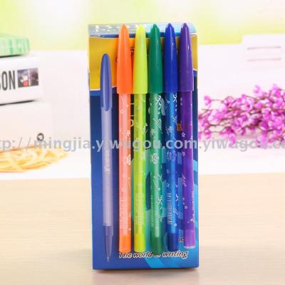 Mefine Factory Press Medium Oil Pen Wholesale Plastic Box Ballpoint Pen Simple Gift Advertising Marker