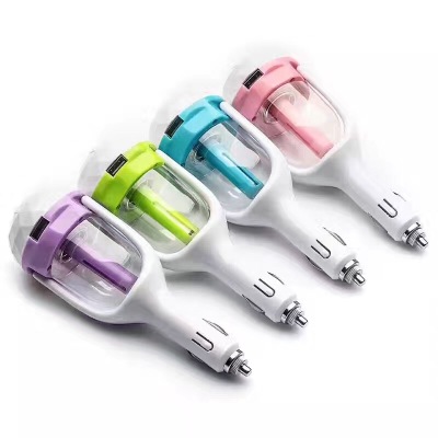 Car perfume humidifier mini new creative seven color lights Car humidifier with USB