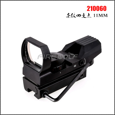 210060 101 Striped red dot 11mm sight