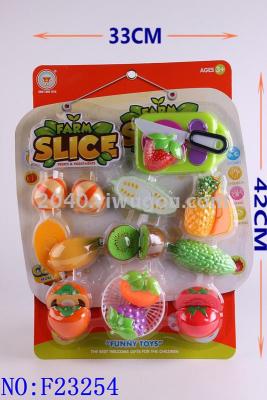 Children's kitchen toy girl's cooking fruit toy F23254