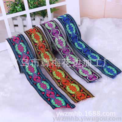 National wind diamond woven bags and bags for the home furnishing decorative computer jacquard ribbon