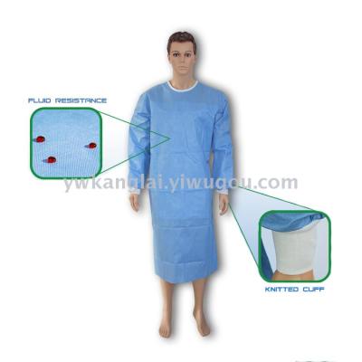 Nonwoven fabric surgical gown