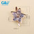 Sparkle five-pointed star - wrap - drill metal pin - cut popular water drill for stitching