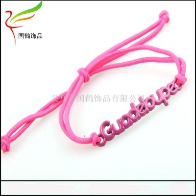 Elastic string wire knitwear ring