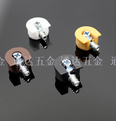 Furniture closet plastic three - in - one layer board for dismountable cabinet 2-1 tow arm connector