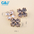 Cute four crystal plum flower shaped headdress of DIY accessories metal plating shoes buckle