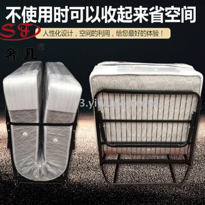 Zheng hao hotel supplies folding bed hotel guest room plus bed hospital plus bed escort bed can be folded