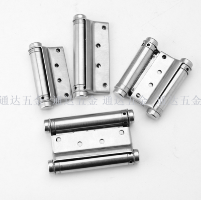 Stainless steel double open spring hinge