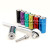 Three-piece set of 7 colors universal socket wrench set