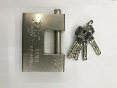A Rectangle lock computer key.