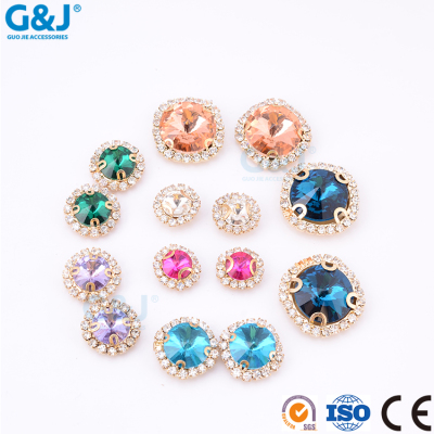 Circular satellite crystal buttonhole welding claw chain rim clawed hand drill accessories