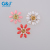 Manufacturers wholesale multi - layer oil drop green copper bottom hole hand sewing glue flowers