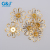 New Diy accessories accessories hair ornaments copper drop oil flower button hand sewing shoe flowers