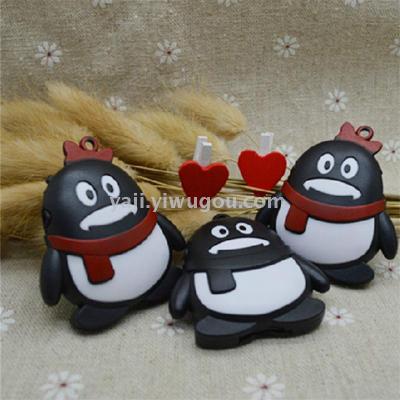 New no screen plug-in QQ penguin cute mini MP3