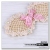 Korean Style Bow Flower with Diamond Cropped Hair Fastener Lace Pearl Hook and Loop Fasteners