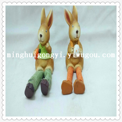 Factory direct sale of Easter party decoration supplies cloth leg lovers rabbit