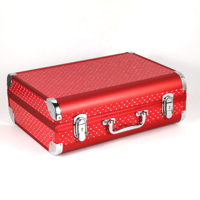 Wedding collection suitcase box bride luxury aluminum alloy with multi-function collection box