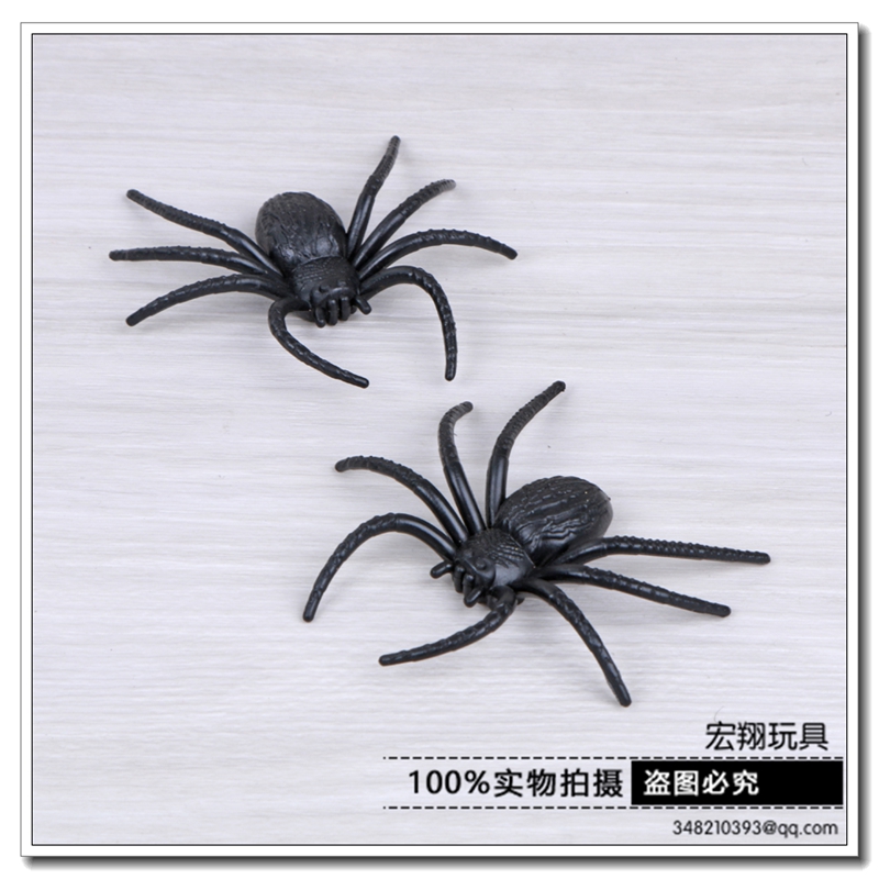 逼真软胶动物昆虫毒蜘蛛模型礼品 整蛊道具