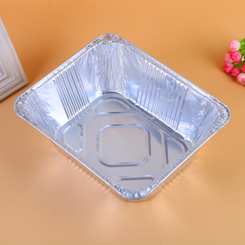 厂家直销 铝箔容器铝箔外卖餐盒 325*265*110mm