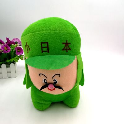 Factory direct sale of toys dolls girl gifts 20cm small Japanese green hat dogs spoof doll wholesale