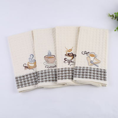 Manufacturer direct selling cotton soft and thick children cartoon face towel.