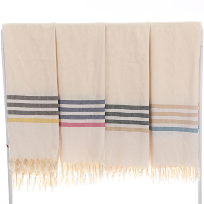 Manufacturer direct selling fringe cotton towel cotton towel fabric.