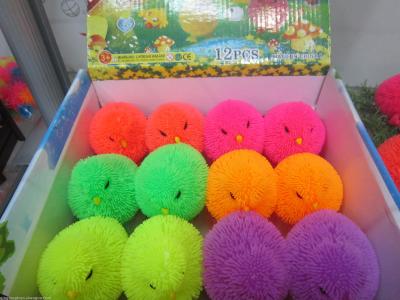 Flashing plush ball chick Easter chicks imitation animal toys