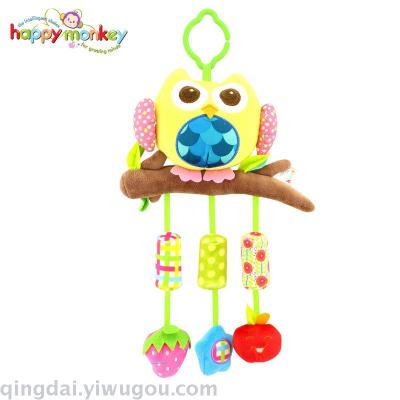 Baby plush toy lathe hanging bells