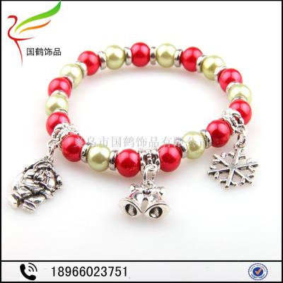Santa Claus bell snow bracelet