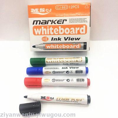 High Quality Whiteboard Marker 881 12 PCs Boxed Erasable Marking Pen