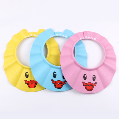Small god factory produces children's bath cap baby cartoon hair washing cap can adjust hair washing cap mother and baby articles